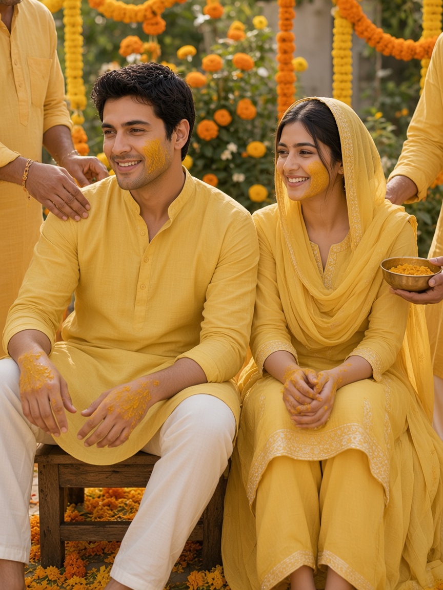 Haldi Morning