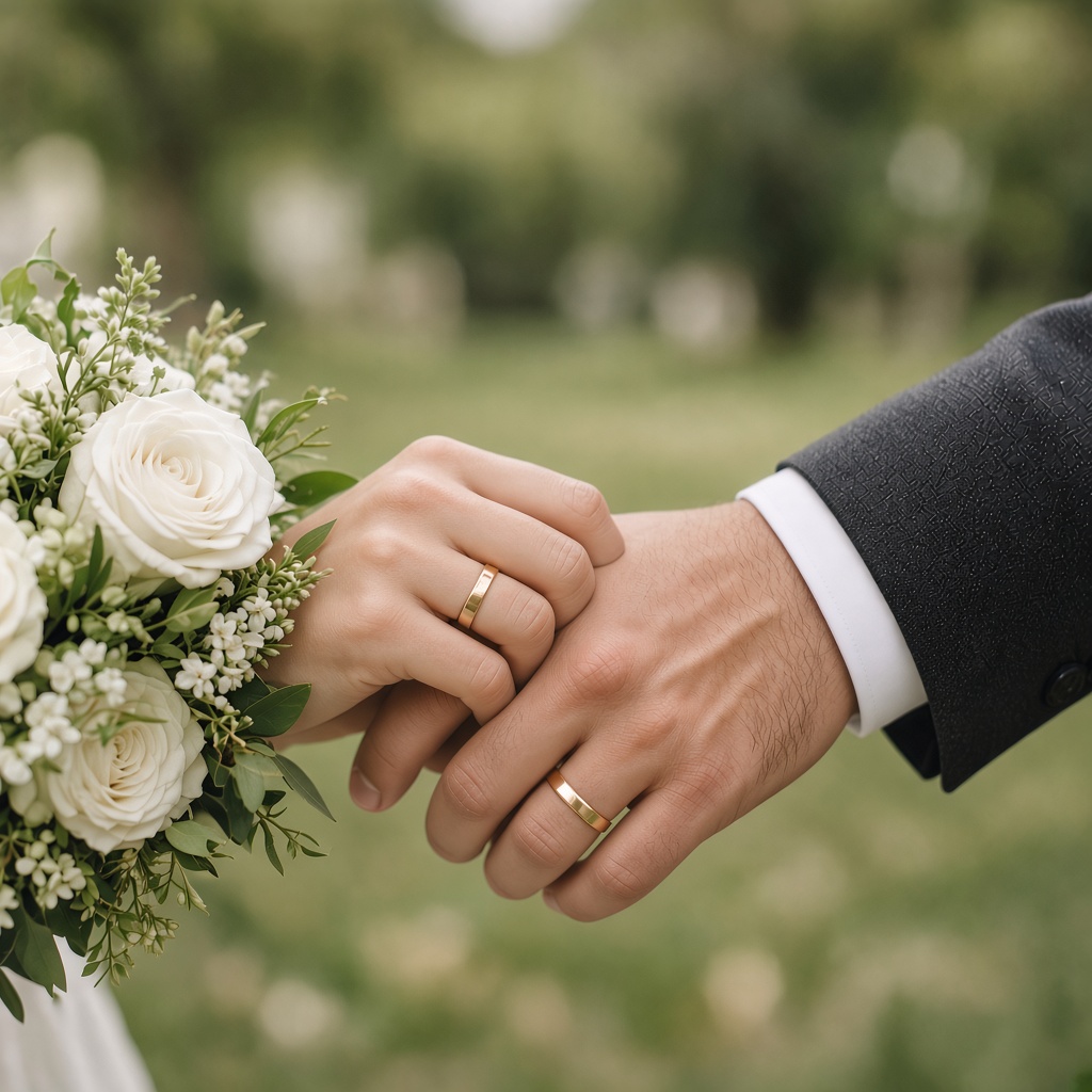 Holding Hands and Rings