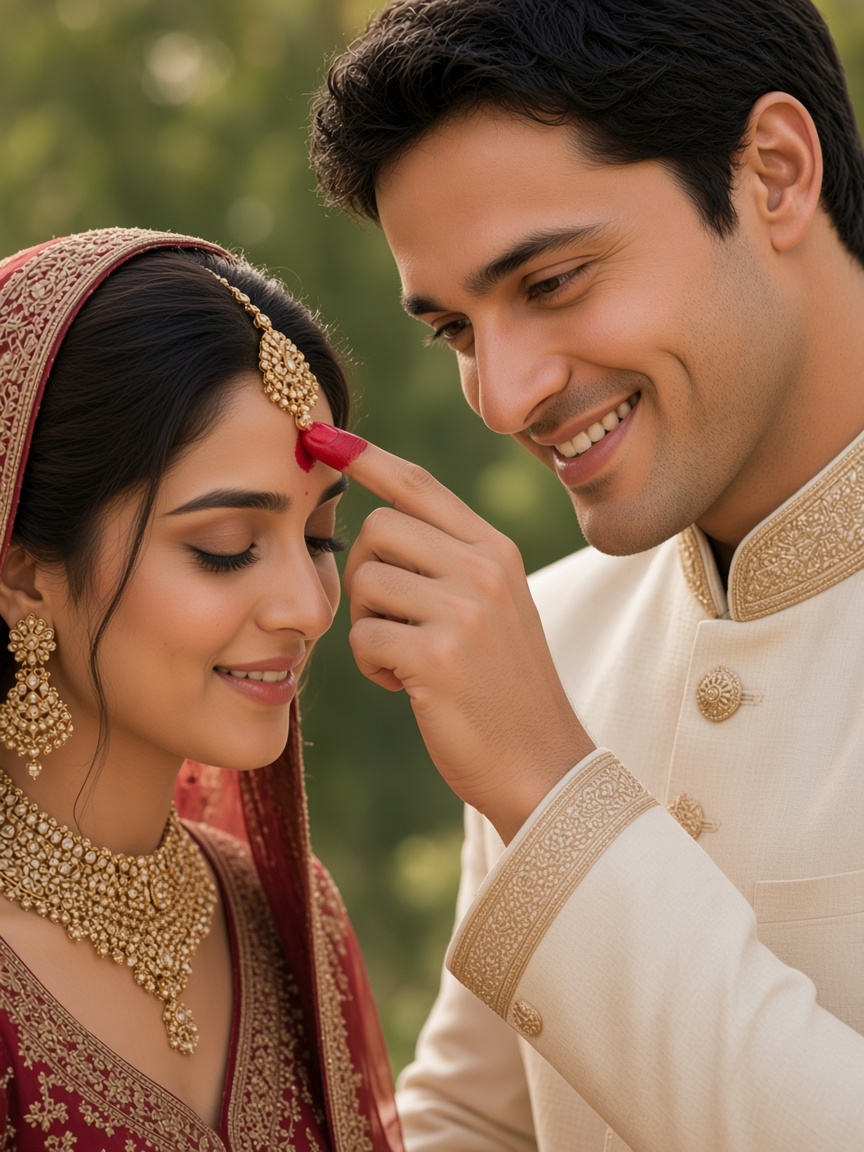 Putting Sindoor